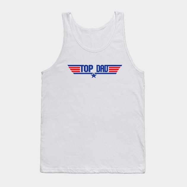 Top Dad Tank Top by CanossaGraphics